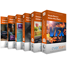 Ultieme Adobe pro video cursusbundel met ruim 32 uur aan videolessen en gigabytes aan oefenprojecten | everlearn